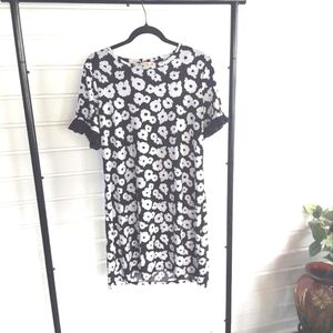 Michael Kors black and white floral dress